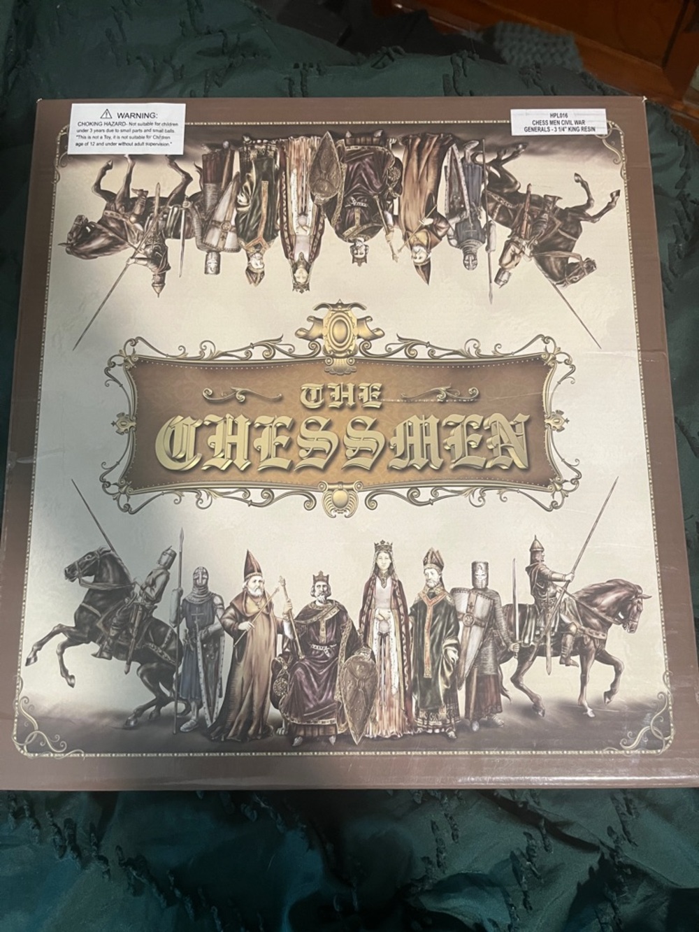 The Chessmen Civil War hand Painted Chess pieces - NIB